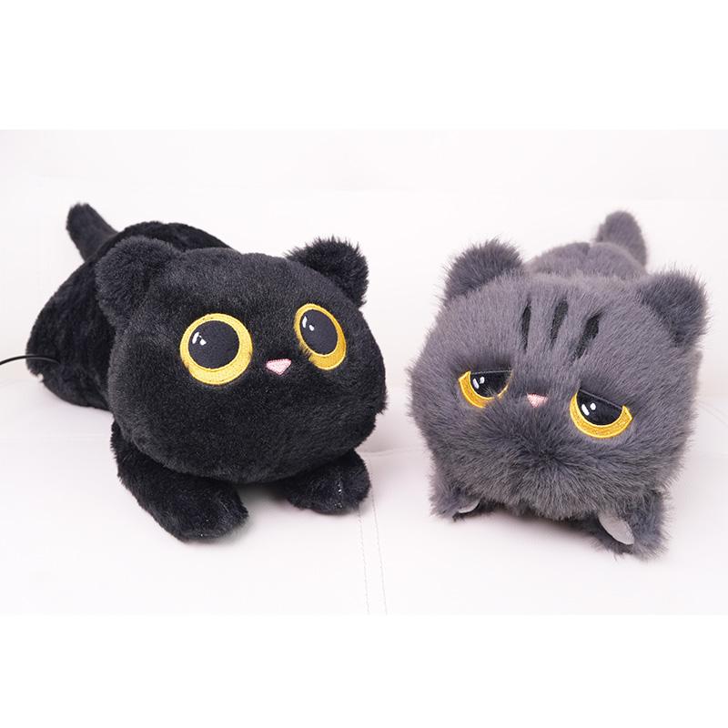 USB Powered Cat Plush Pillow Heated Stuffed Animal for Shoulder Neck Back Warmth Cute Gift for Girls and Women