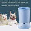 Rechargeable Dog Paws Cleaning Cup Automatic Electric Washer Gentle Silicone Brushes Convenient Design Paws Washer For Pet