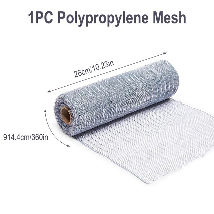 Christmas Mesh Tulle Roll Fabric Tree Pendant Merry Christmas Decor For Home 2025 Xmas Gifts DIY Craft Cristmas Navidad New Year