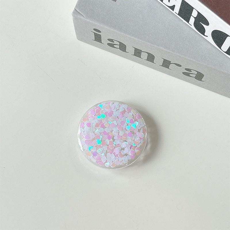 

Colorful Sequin Phone Airbag Holder Adhesive Small Fresh Women s Ring Gift Party Company Logo Printing