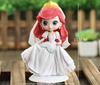 Disney Q Posket Jasmine Princess Snow White Belle Ariel Cinderella Anna Elsa Mulan Tinkerbell Cake Topper Children Gift