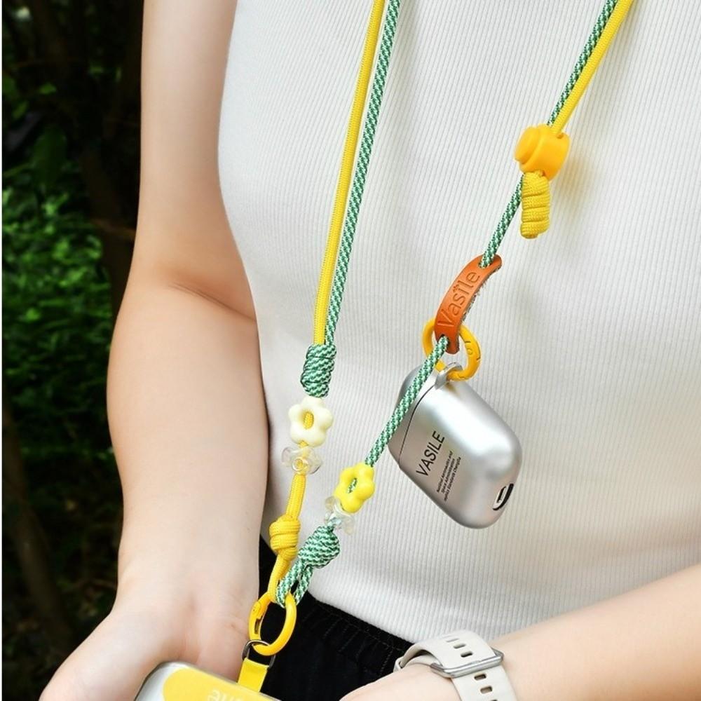 Anti-Loss Phone Lanyard Long Rope Hanging Neck Strap New Knit Phone Lanyard Camera