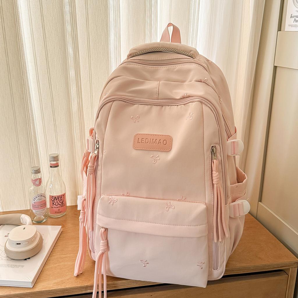 Children's Schoolbag Elementary School Student High Value Girl Junior High School Student High School School Backpack Fashion Backpack