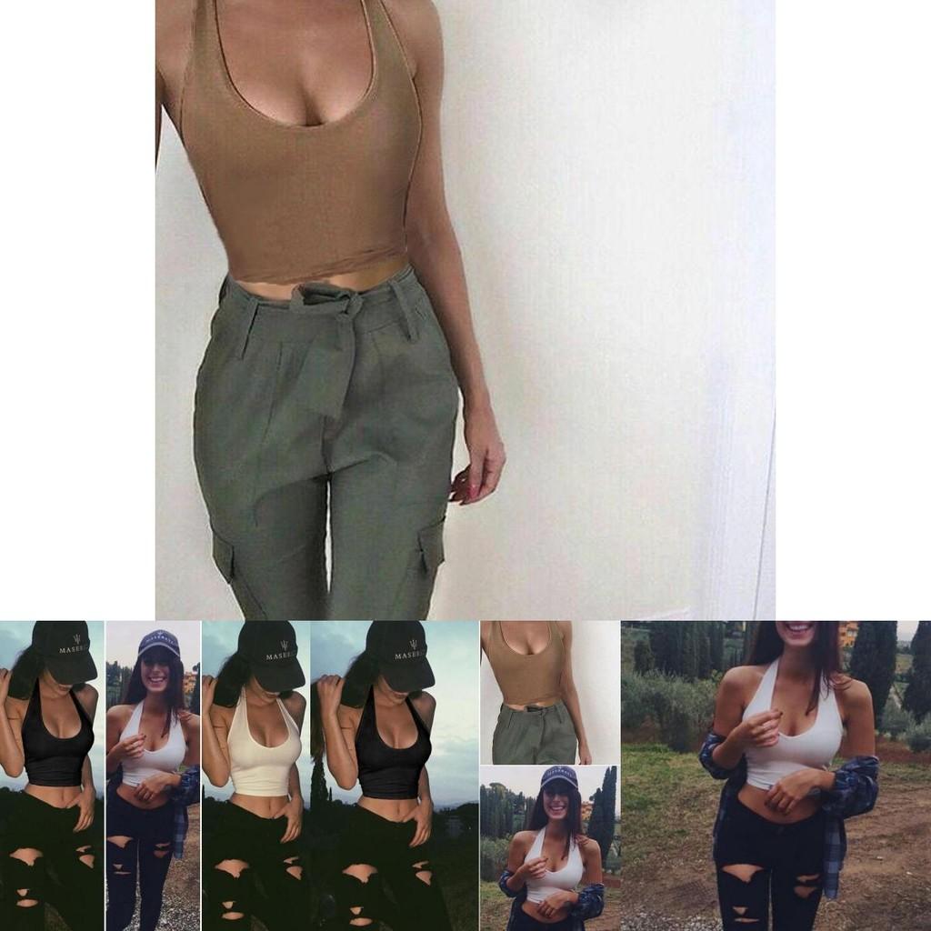 Premium Quality Women's Summer Crop Tops Sleeveless Casual Blouse For Effortless Style