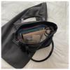 Versatile High-Capacity Crossbody Tote with Trendy Textured Finish