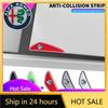 Car Stickers For Alfa Romeo 4Pcs Car Anti-collision Strip Silicone Protection Pad For Alfa Romeo Giulia Stelvio Giulietta 156 15