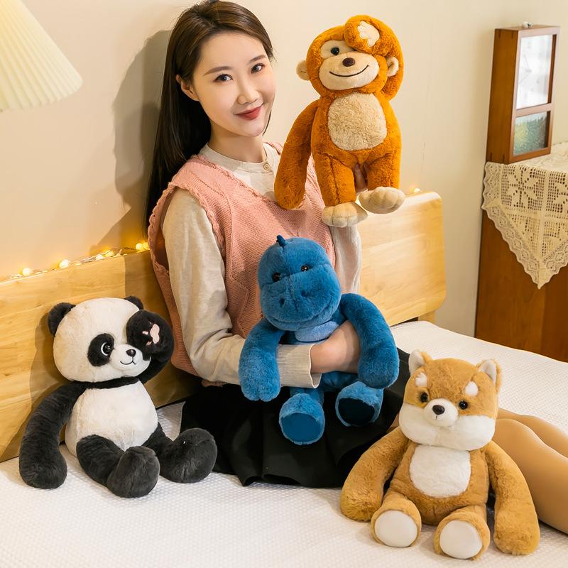 Creative Peek-a-boo Series Doll Plush Toy Bed Sleeping Doll Home Furnishings