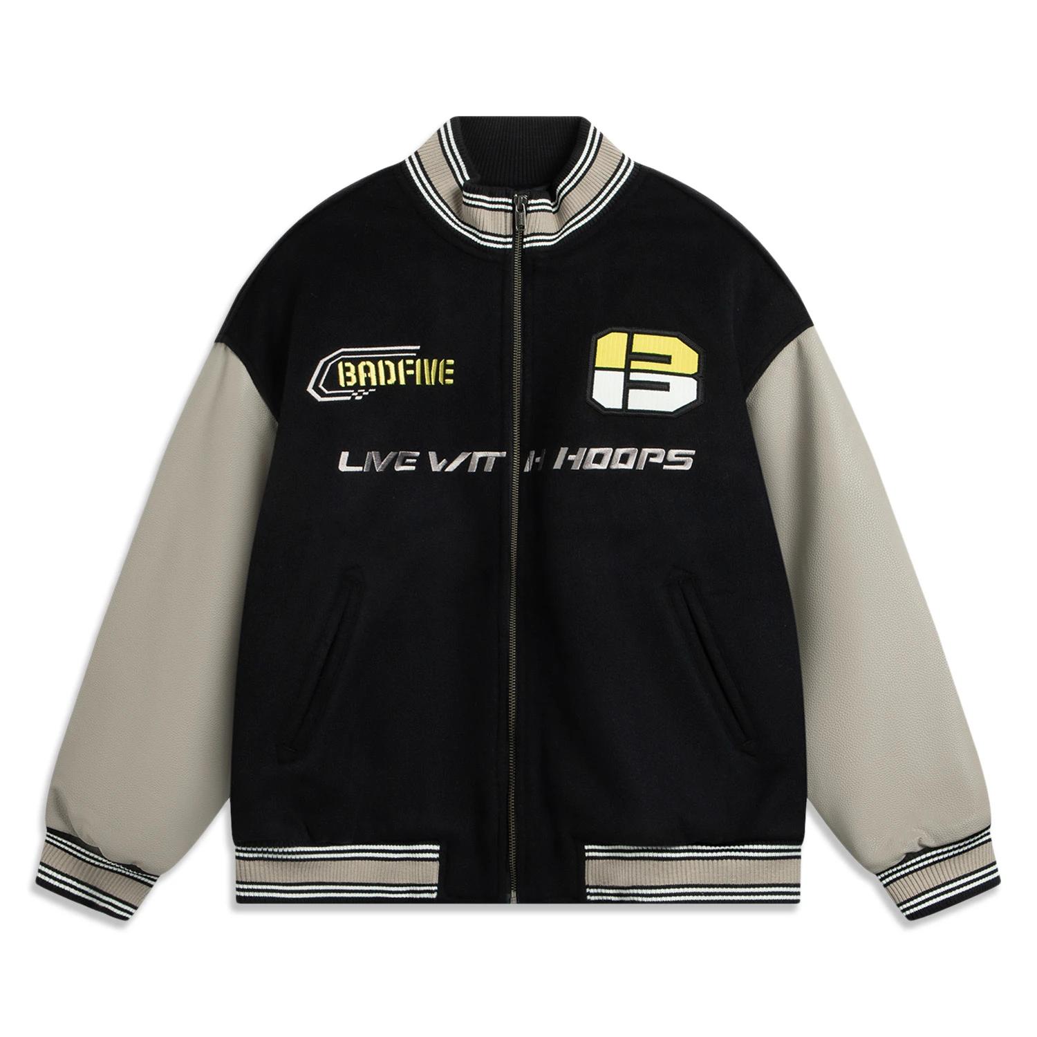 Баскетбольная серия Li-Ning Письмо Свободная Стойка Воротник Универсальная Повседневная Теплая Куртка Мужские куртки AJMV211-3 M