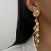 Ingemark 2025 Vintage Exquisite Tassels Drop Earring for Women Fashion Metal Geometric Pendant Earrings Jewelry Gifts