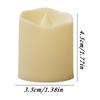 LED Candles Battery Operated Warm Lights Flameless Electric Candles Tealight For Home Holiday Party Christmas Wedding Decoration