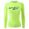 Women's Two-Piece Wetsuit: Long Sleeve Sun Protection Top with Chest Pads, Slimming Design, Quick-Drying, Ideal for Surfing and Beach Activities.