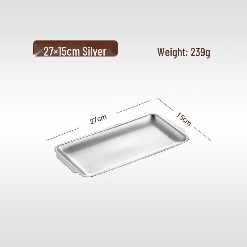 

ZISIZ Korean Style Rectangular 3-Compartment Serving Platter