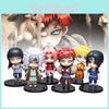High Quality 6 Piece Naruto Pvc Action Figure Set Featuring Naruto Hinata Jiraiya Gaara
