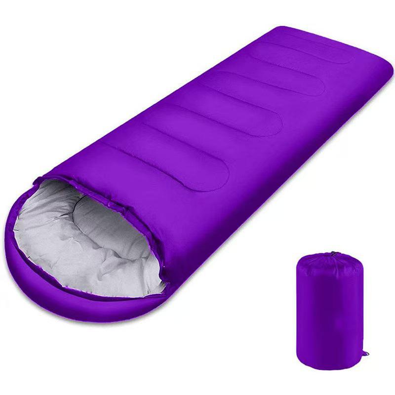 3KG Warm Polyester Sleeping Bag for Adults - Thickened, Cotton-Lined for Outdoor Camping