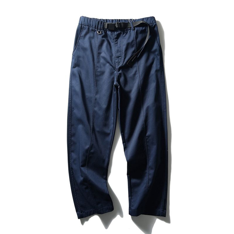 Japanese-Style Retro Loose Wide-Leg Overalls Men 2024 New Arrival Casual Pants Export Men s Pants Straight-leg Patchwork Pants Navy Blue XL