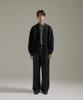Blankroom Raglan Collar Cardigan_Black