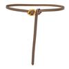 Fashion Leather Belt All Matching Waistband Dress Slim Waiststrap Waist Decors Women Self Knotted Skinny Waiststraps