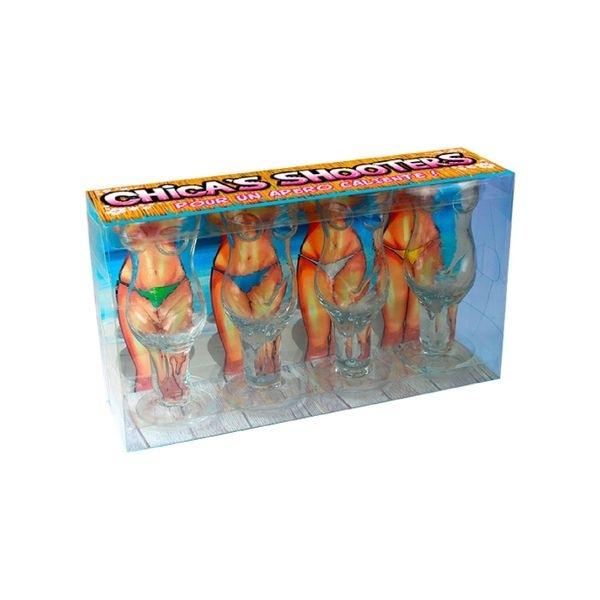 Female Body Shot Glasses (4 Rooms) Shot