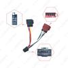 Alpine To ISO Car Audio Adapter Power Cord for Audio/Video Modifications