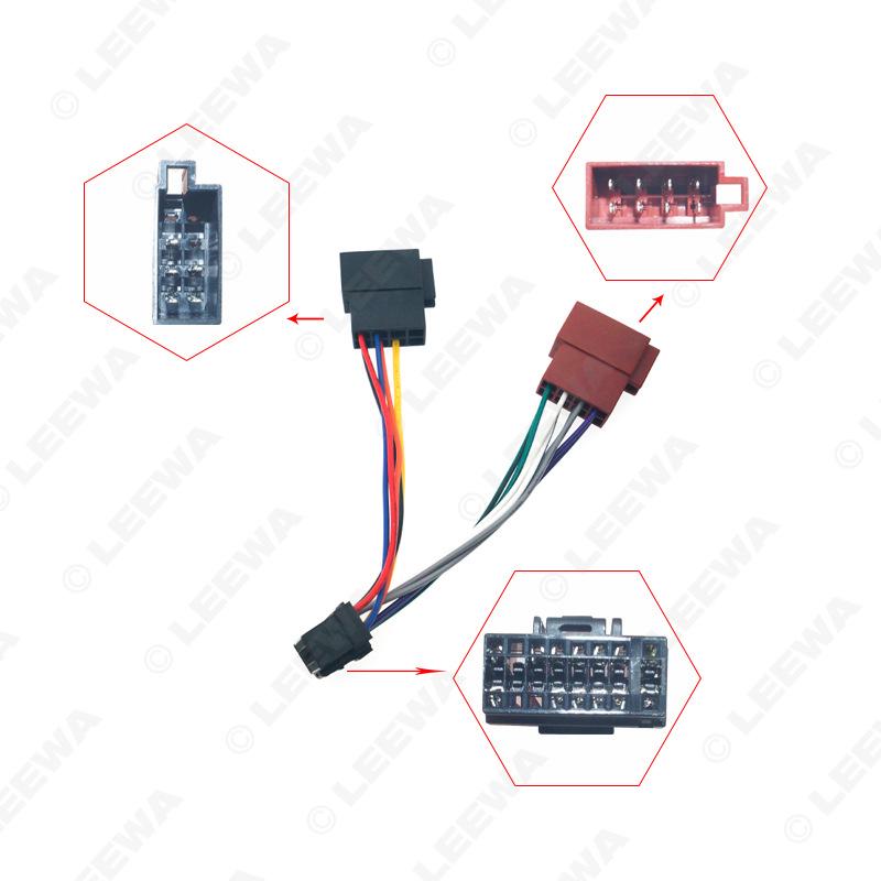 

Адаптер Alpine к ISO Шнур питания для автомобильной аудиосистемы для аудио/видео модификаций LEEWA