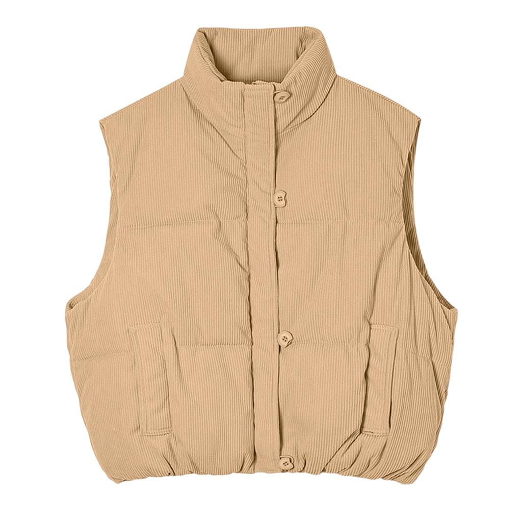 Women's Short Loose Versatile Fashion Corduroy Vest Vest