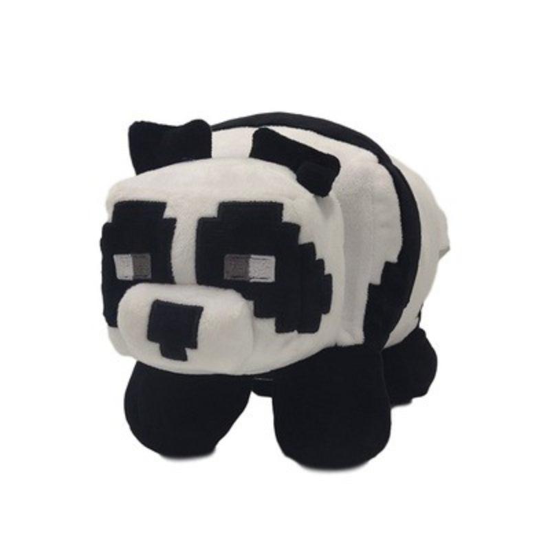 Minecraft Plush Toy Set: Iron Golem, Creeper, Zombie, Fox, Panda