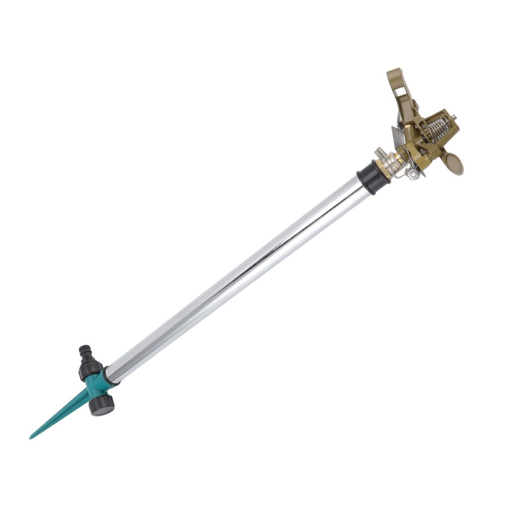 Garden Sprinkler Automatic 360 Degree Rotating 2 Modes Adjustable Zinc Alloy Lawn Sprinkler for Gardens