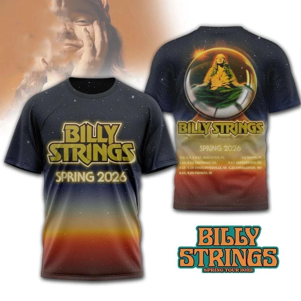 Billy Strings Spring 2026 Tour Unisex 3D T-Shirt S-5XL PP2840 XXXXL