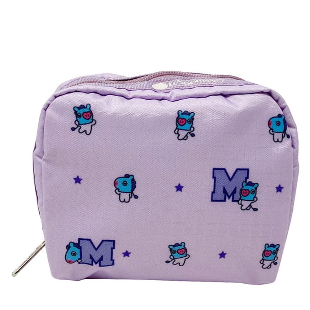 

LeSportsac Pouch Square Cosmetic 6701 K909 BT21 MANG LINE FRIENDS BT21 Collaboration [LeSportsac] [Item] фиолетовый