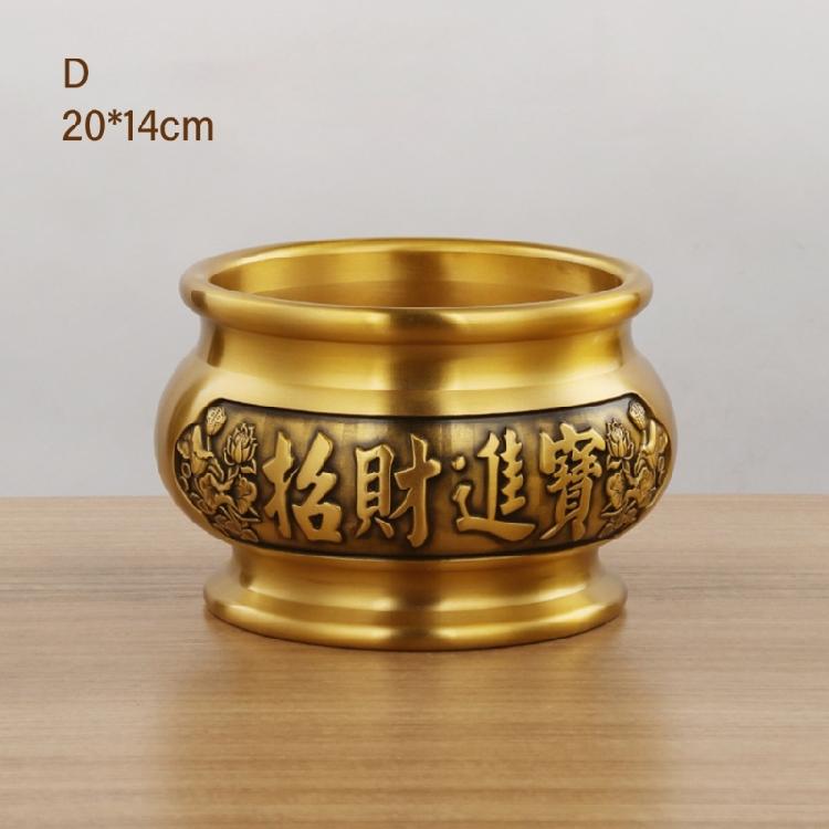 Classical Brass Incenses Burners for Home Blessings Decorative Ornament Cultural Enthusiasts Chinese Incenses Holders