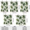 Tropical Palm Tree Shower Curtain Bathroom Decoration Waterproof Print Shower Liner  Tropical Palm Tree Shower Curtain Bathroom