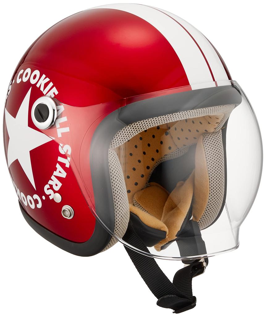 Speed Pit TNK Industries Kids Helmet Candy KIDS Size 51242 CA-6 Red/White (54-56cm)