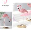 Miniature Office Craft Wedding Home Decoration Animal Statue Desk Ornament Flamingo Figurine