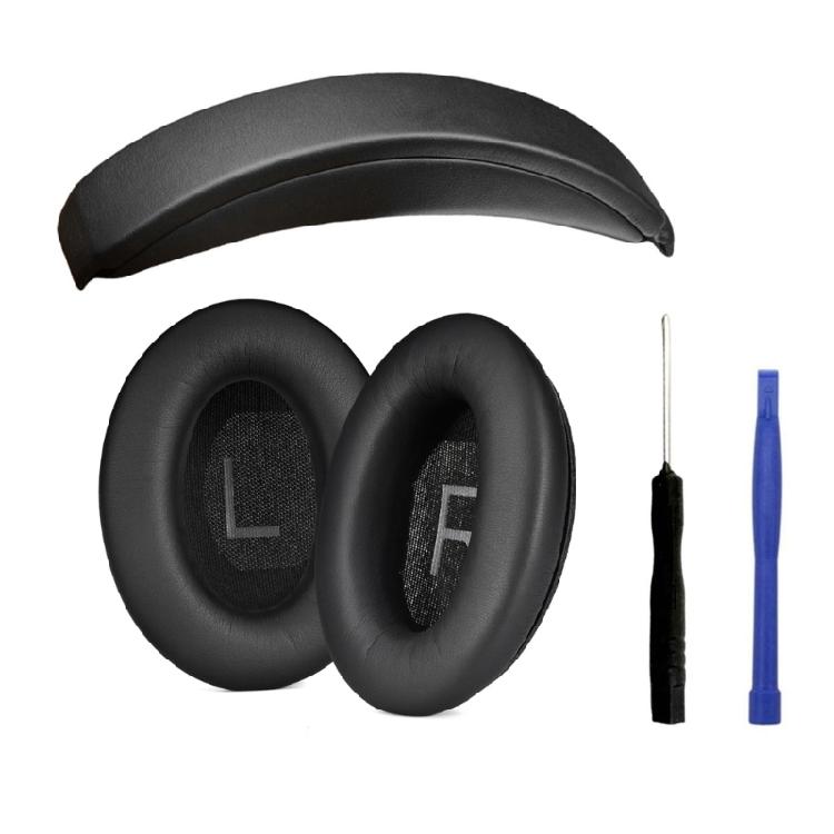 Replacement Ear Pads Headband for QC45 QC35 Wireless Headphones Easy to Install Quality Memory Foam Ear Cover Earmuff