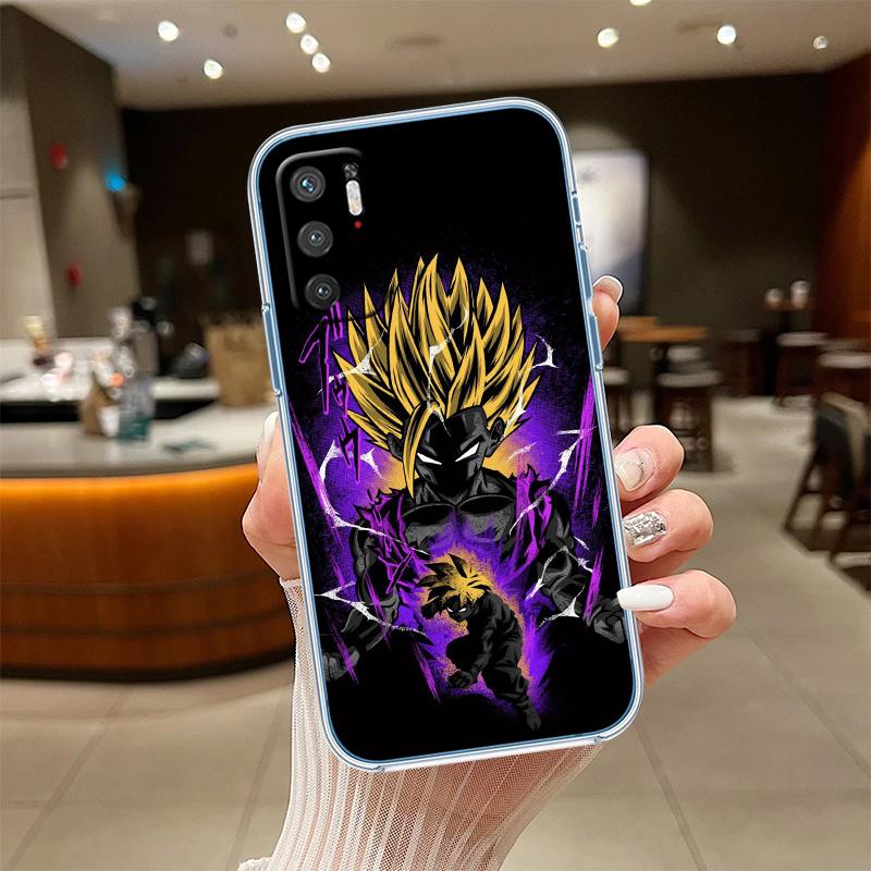 RE25 Dragon Ball Gohan Transparent Phone Case for Motorola Moto G7 G8 G9 G84 G85 G73 G24 G15 Z2 Play Power Plus