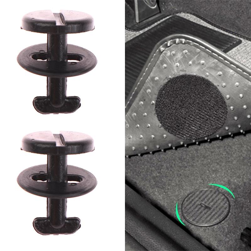 10Pcs Floor Carpet Mat Clips Twist Lock With Washers For E36 E46 3 Series E38 E39 5 & 7 Series Automobile Replace Fasteners