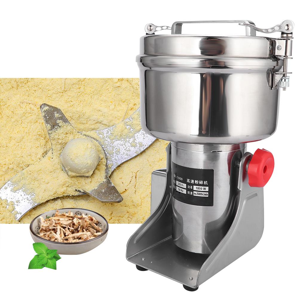 1000g Mini Electric Grinder Household Dry Grinding Whole Grains Chinese Herbal Grinding Machine