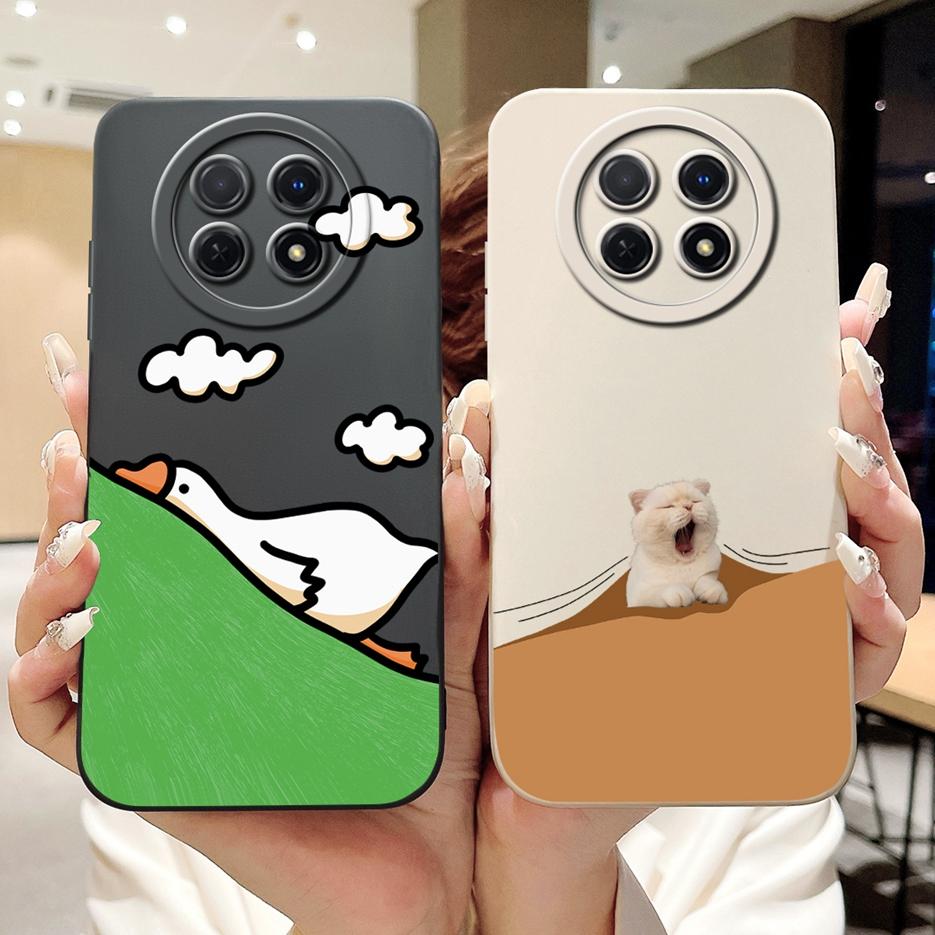 STG-LX1 Schutzhülle für Huawei Nova Y91 mit niedlichem Hunde-Cartoon-Motiv, weiche, stoßfeste Silikonhülle.