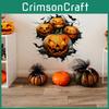 Spooky Wall Sticker Pvc Halloween Pumpkin Bat Sticker For Home Restaurant Decor