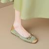 Women Flats 2026New Shallow Mouth Single Shoes Soft-soled Ballet Flats Women Slip-On Loafers Square Head Mary Jane Flats Zapatos