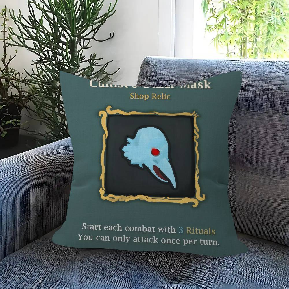 Cushion Cover Pillowcase Upholstery Sofa Throw Pillow Home Decor Pillowcas Slay The Spire Game