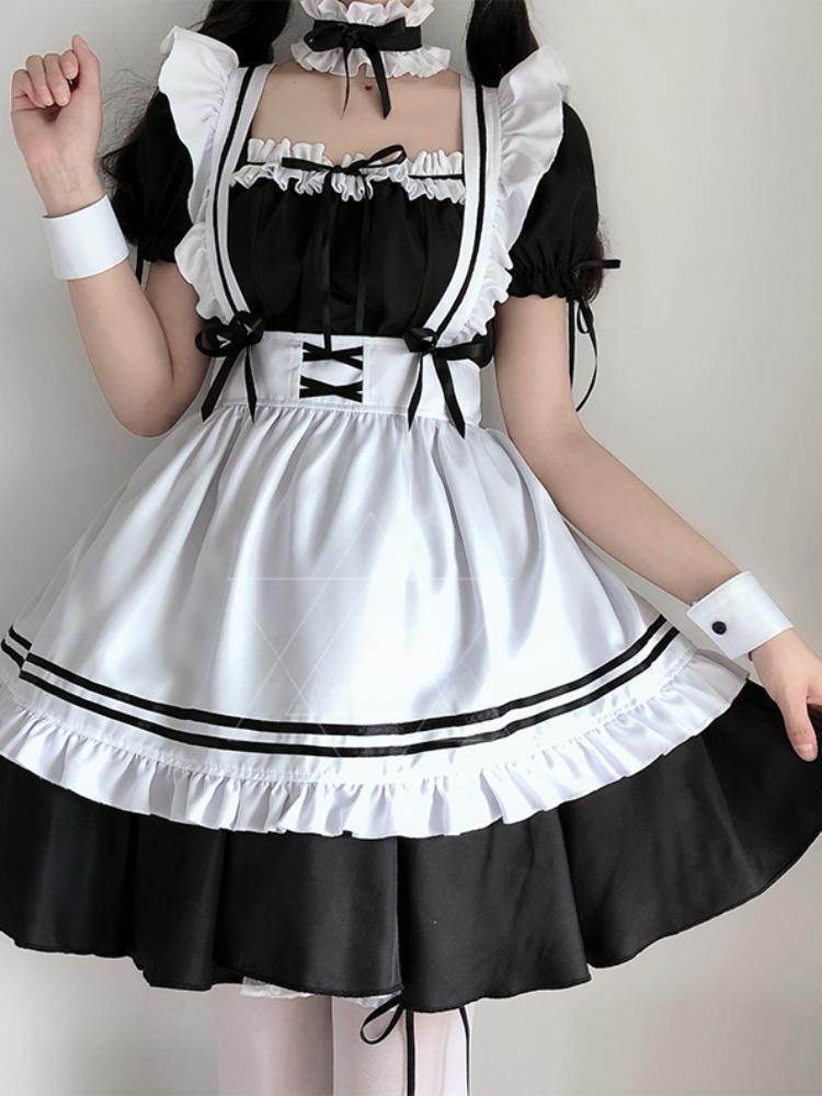 CP5XL Hot Maid Uniform Anime Lolita Women Babydoll Outfit Sexy Lingerie Female Naughty Cosplay Kawaii Erotic Role Play Apparel