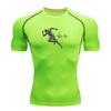 Mens Compression Athletic T-Shirt, Quick Dry Running Sports