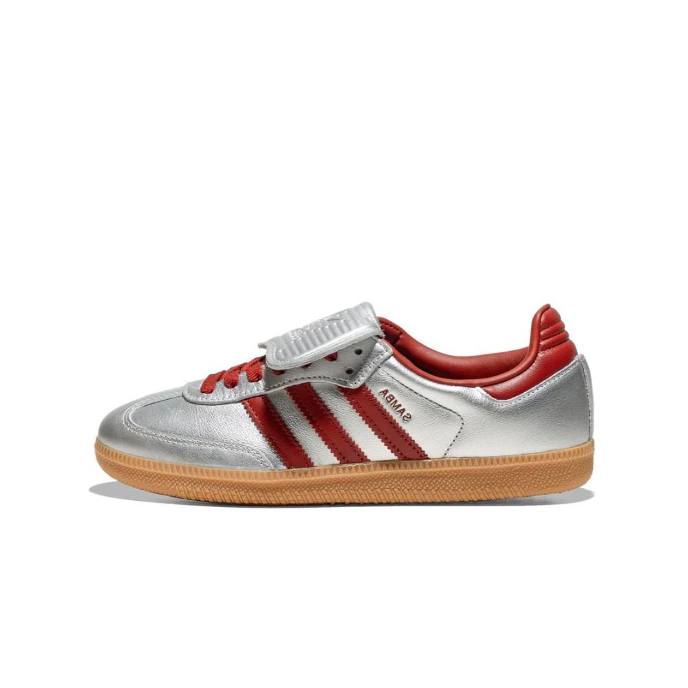 Adidas Samba LT Silver Metallic Ruby Gum
