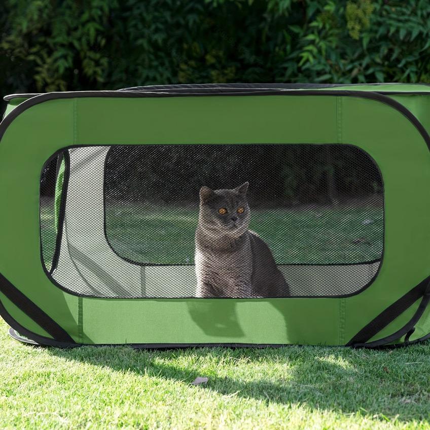 Faltbarer Haustierkäfig & Bett: Außenzelt und Katzengeburtsbox