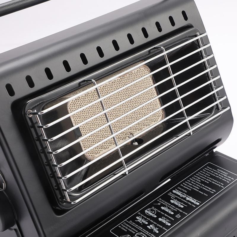 Compact Dual-Use Camping Heater & Stove: Portable and Practical Model