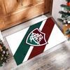 Fluminense FC Printed Crystal Velvet Area Rug, Soft Anti-Slip Water Absorbent Floor Mat for Living Room Bedroom
