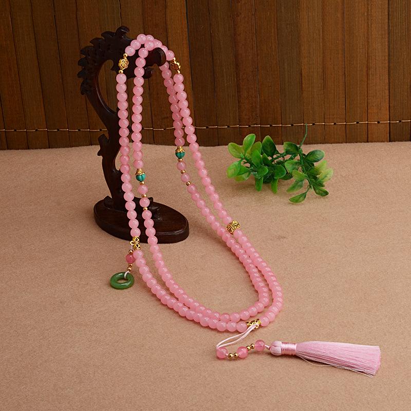 New Chinese Ethnic Multi-Layered Tassel Necklace