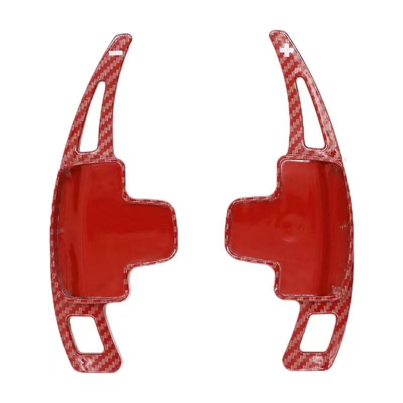 

2 шт. ABS Накладки на подрулевые лепестки переключения передач для Mercedes Benz A B C E GLE Class W176 W204 W246 C117 W218 Carbon Red