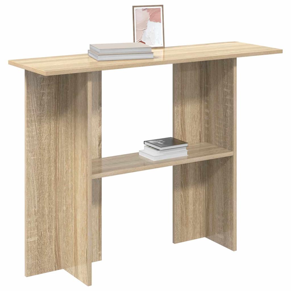 Console Table Sonoma Oak 100 x 30 x 75 cm Engineered Wood